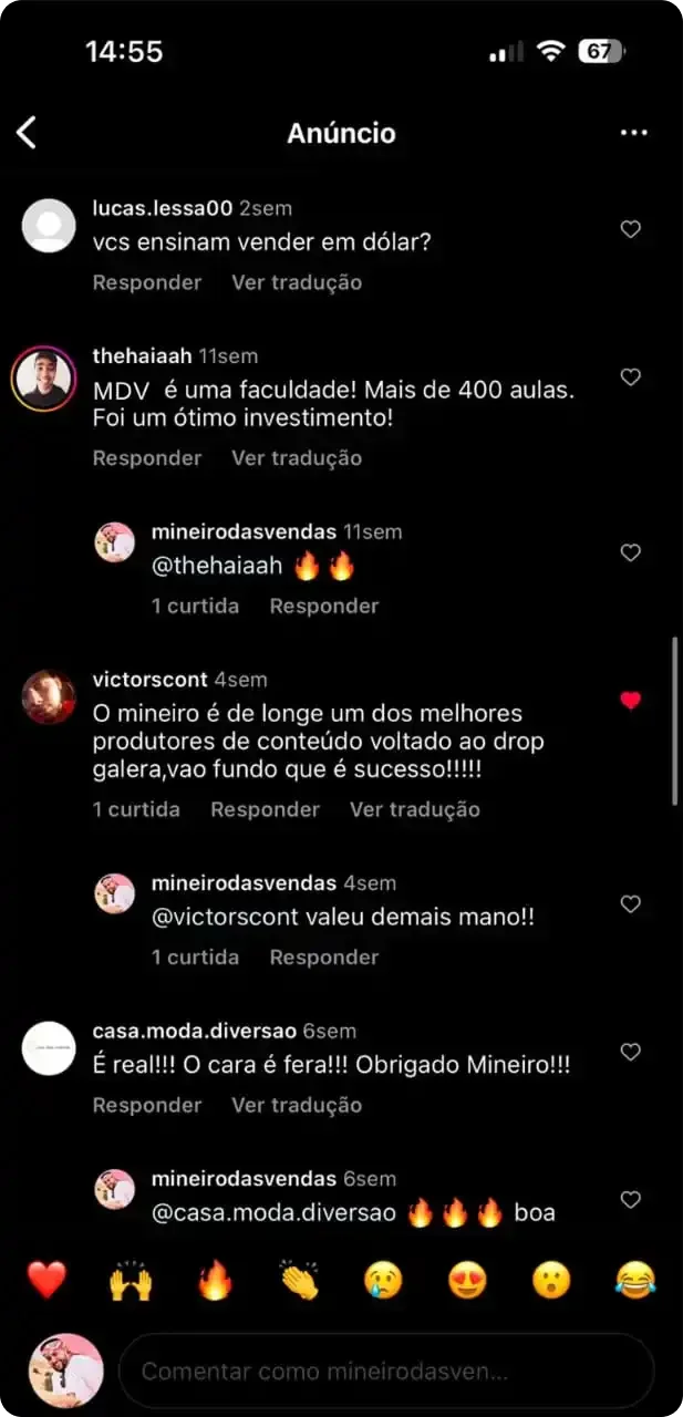 Depoimento MDV é uma faculdade